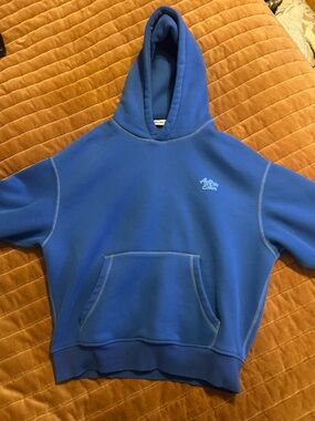 Aelfric Eden Pullover Sweatshirt - Light Blue with White Logo